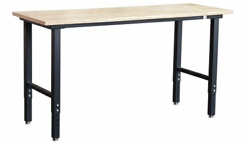 Homcom Height-Adjustable 64-Inch Wide Garage Workbench Homcom Height-Adjustable 64-Inch Wide Garage Workbench