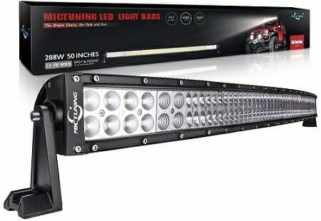 MicTuning 50-Inch Curved & Combo 288-Watt LED Light Bar MicTuning 50-Inch Curved & Combo 288-Watt LED Light Bar