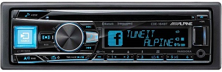 Alpine CDE-164BT Single Din Head Unit Alpine CDE-164BT Single Din Head Unit