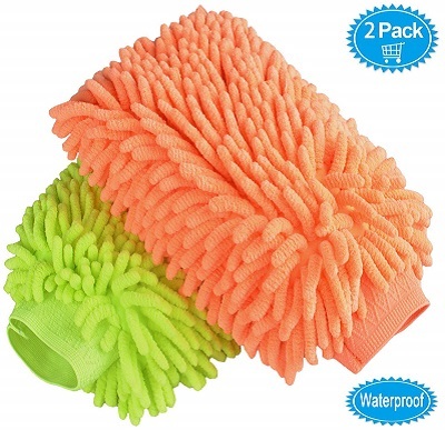 Hirun Chenille Microfiber Car Wash Mitt Hirun Chenille Microfiber Car Wash Mitt