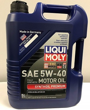 Liqui Moly 2041 5W-40 Premium Synthetic Oil Liqui Moly 2041 5W-40 Premium Synthetic Oil