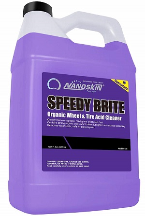 Nanoskin NA-SBE128 Speedy Brite Organic Wheel & Tire Acid Cleaner Nanoskin NA-SBE128 Speedy Brite Organic Wheel & Tire Acid Cleaner