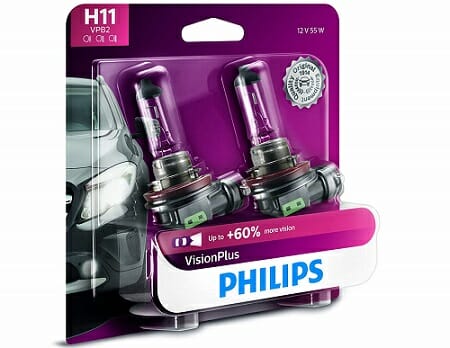 Philips H11 VisionPlus Upgrade Bulb Philips H11 VisionPlus Upgrade Bulb