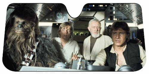 Plastic Color Star Wars Accordion Sunshade Plastic Color Star Wars Accordion Sunshade