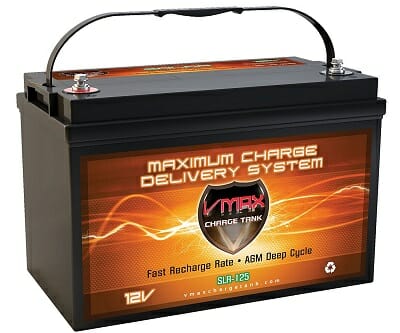 Vmaxtanks Vmaxslr125 AGM Deep Cycle Battery Vmaxtanks Vmaxslr125 AGM Deep Cycle Battery