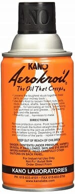 Kano Aerokroil Aerosol Penetrating Oil