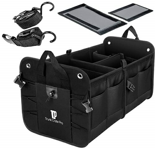 Trunkcratepro Portable Multi Compartments Trunk Organizer