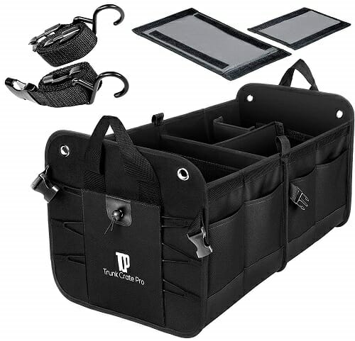 Trunkcratepro Portable Multi Compartments Trunk Organizer 