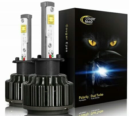 Cougar Motor LED Headlight Bulbs Plus Conversion Kit Cougar Motor LED Headlight Bulbs Plus Conversion Kit