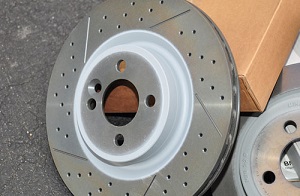 Cross-drilled Brake Rotors