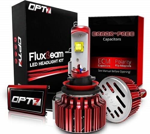 OPT7 Fluxbeam H11 LED Headlight Bulbs OPT7 Fluxbeam H11 LED Headlight Bulbs