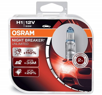 Osram H1 Night Breaker Halogen Light Bulb