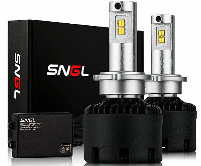 SNGL Super Bright 2-Pack LED Headlight Bulb Conversion Kit