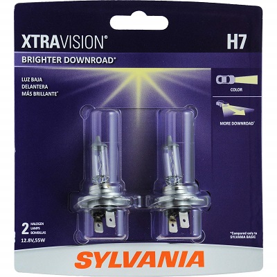 Sylvania H7 Xtravision Halogen Headlight Bulb Sylvania H7 Xtravision Halogen Headlight Bulb