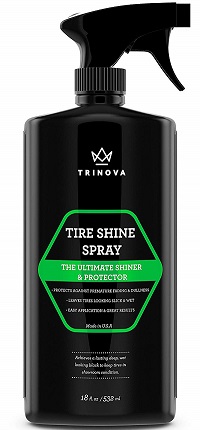 TriNova Tire Shine Spray No Wipe