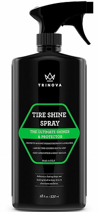 TriNova Tire Shine Spray No Wipe 