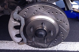 Drilled And Slotted Brake Rotors