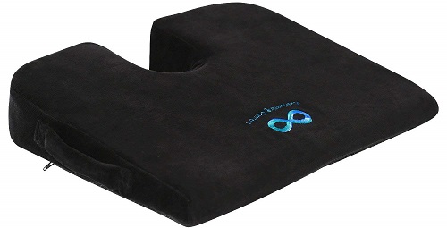 Everlasting Comfort 100% Pure Memory Foam Wedge Seat Cushion