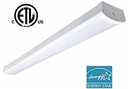 Oooled 48-Watt Wraparound Garage Lighting