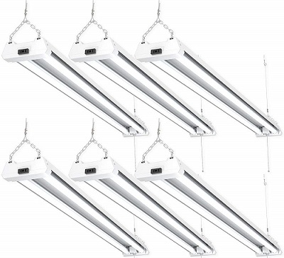 Sunco Lighting 6-Pack 4-Ft. LED Garage Lighting