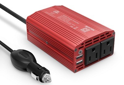 Bestek 300-Watt AC Power Car Inverter