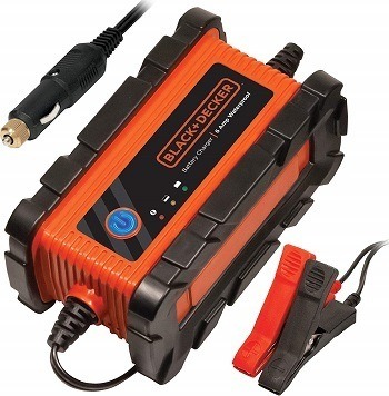 Black & Decker Battery Charger with Cable Clamp Black & Decker Battery Charger with Cable Clamp