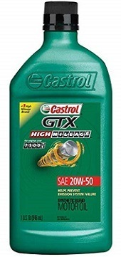 Castrol 06470 20W-50 GTX High Mileage Oil