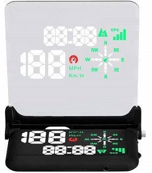 ITEQ Car HUD With Speedometer