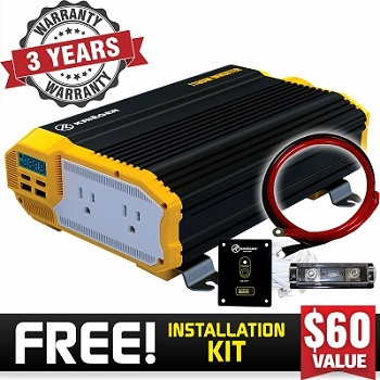 Krieger 1,100-Watt High-Powered Car Inverter Krieger 1,100-Watt High-Powered Car Inverter