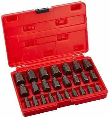 Neiko 04204A Multi-Spline Screw Extractor Set