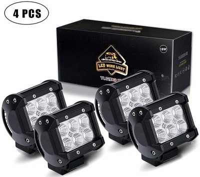 Turbo SII 4-Pc 18W Flood LED Pods Turbo SII 4-Pc 18W Flood LED Pods