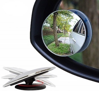 Ampper Round HD Glass Blind Spot Mirror