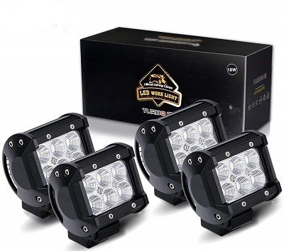 Turbo-SII-4-Pc-18W-Flood-LED-Pods Turbo SII 4-Pc 18W Flood LED Pods