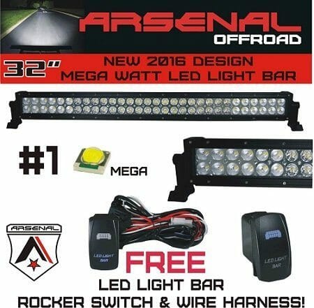 Arsenal Offroad Inc. A-DLB-32C-180W-LH Arsenal Offroad Inc. A-DLB-32C-180W-LH