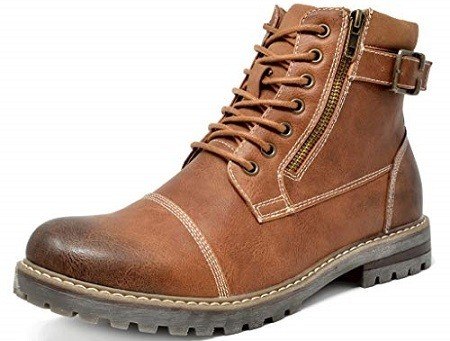 Bruno Marc New York Motorcycle Combat Boots