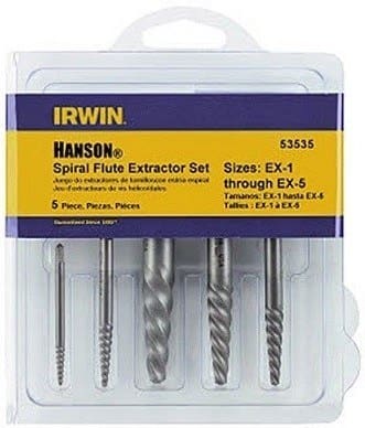 Irwin Tools 53535 Spiral Screw Extractor Set