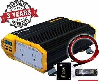 Krieger 1,100-Watt High-Powered Car Inverter