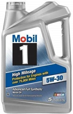 Mobile 1 120769 5W-30 High Mileage Synthetic Engine Oil