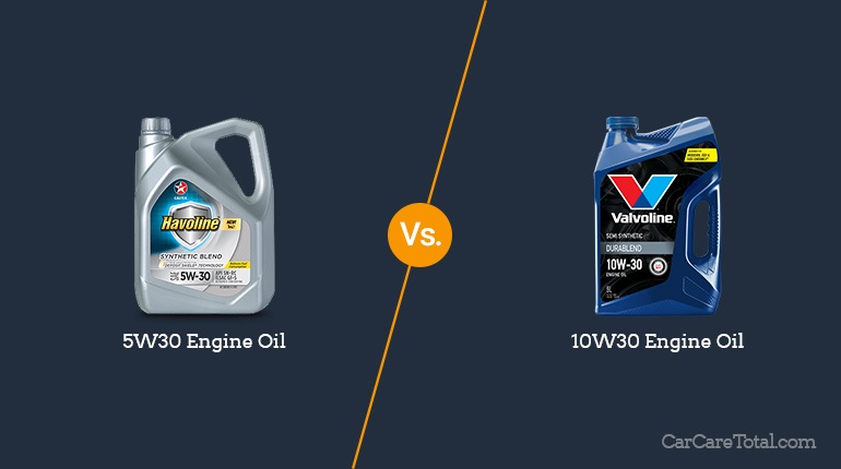 5W30 vs. 10W30 5W30 vs. 10W30