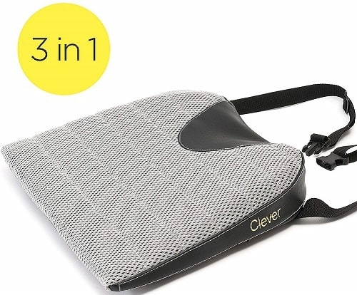 Clever Yellow Car Seat Cushion With Strap
