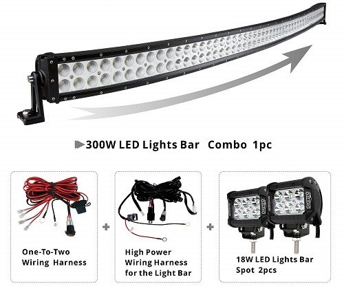 SLDX Curved 52-Inch LED Off-Road Light Bar