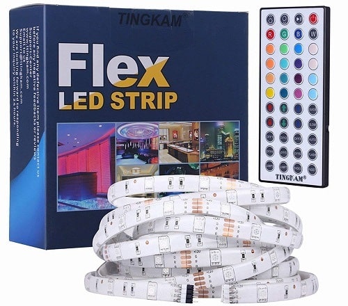 Tingkam Waterproof LED Light Strip With Remote Controller