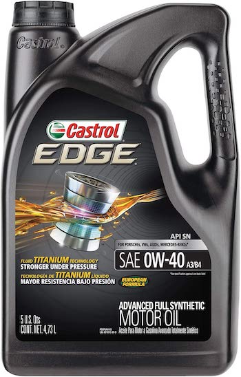 Castrol 03101 Edge Full-Synthetic Motor Oil